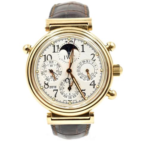 iwc da vinci rattrapante perpetual calendar|IWC Da Vinci Perpetual Rattrapante Yellow Gold English.